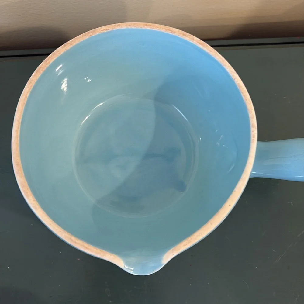 Vintage 1950s Dutch Blue Tulip Covered Casserole Dish.
